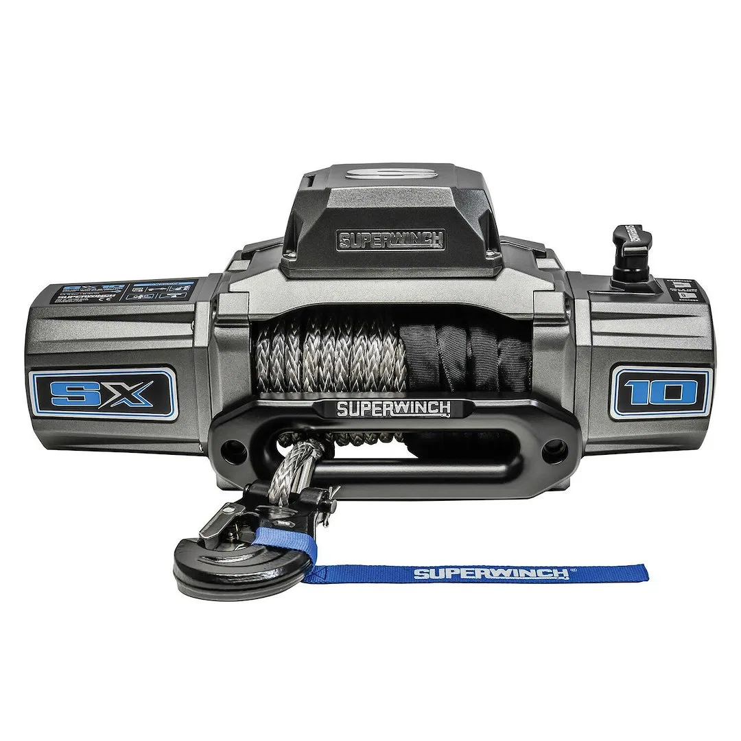 1710201 – SUPERWINCH Winch, Vehicle Mounted Vehicle Recovery 12 Volt Electric 10000 Pound Line Pull Capacity 80 Foot ...